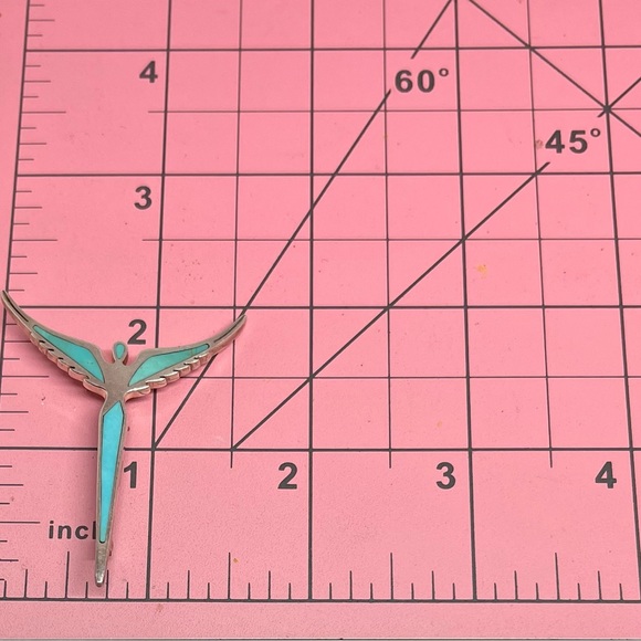 Steven Lavaggi 925 Hope Angel Pendant/Brooch - Picture 4 of 4